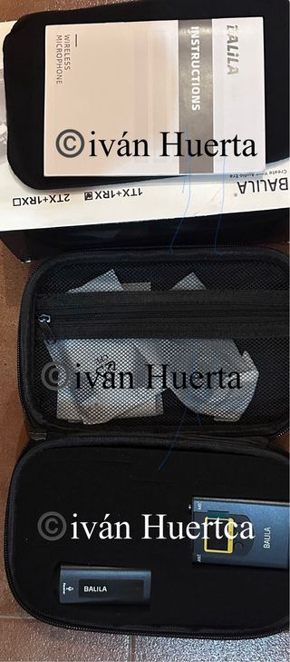 1x Micrófono y receptor Inalámbrico BALILA UHF