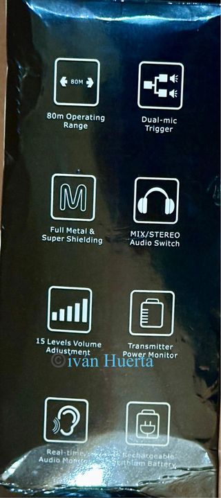 1x Micrófono y receptor Inalámbrico BALILA UHF