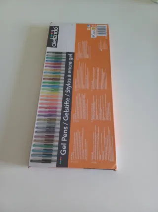 30 Bolígrafos Gel Crelando Colores Variados