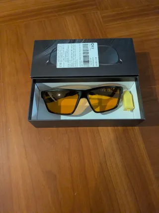 Gafas Bloqueo Luz UV Negras Naranja