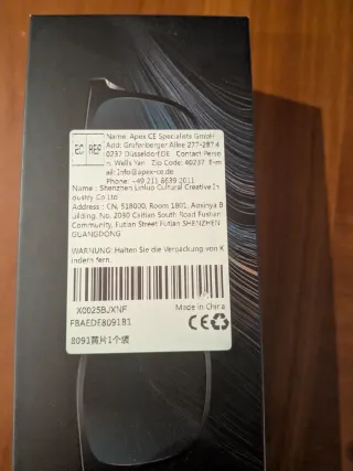 Gafas Bloqueo Luz UV Negras Naranja