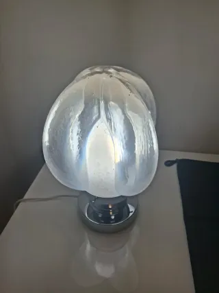 Lampada vintage vetro e metallo