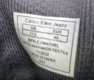 Zapatillas Calvin Klein Hombre Azul/Gris