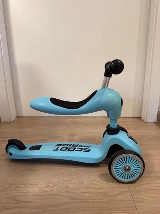 Patinete 2 en 1 Scoot and Ride Azul