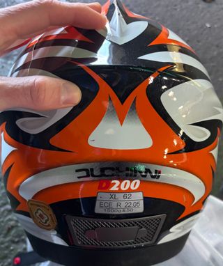 Casco Motocross DUCHINNI D200