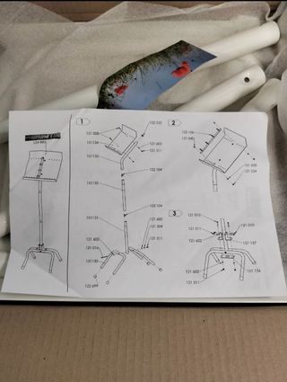 Atril Musica, Expositor Publicitario de Pie