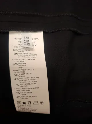 Abito I'm Isola Marras Nero Taglia 42 italiana