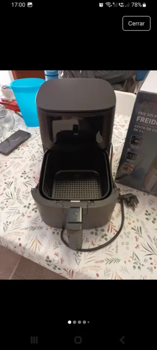 Freidora de aire caliente Ambiano 3L