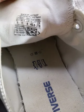 Converse Piel Blancas Talla 38