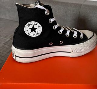 Botas Converse plataforma negras