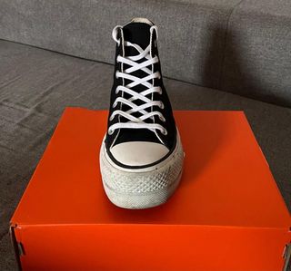 Botas Converse plataforma negras