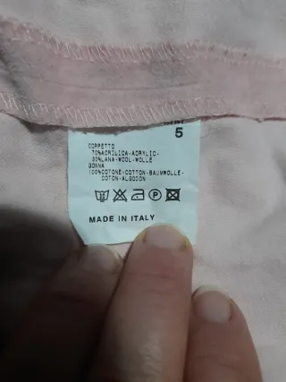 Vestitino invernale bimba rosa