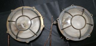 2 Focos Náutico Ojo Buey Estilo Marino, originales