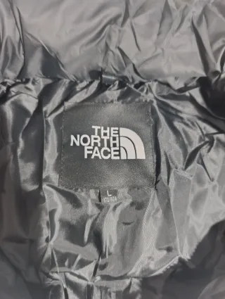 Chaqueta The North Face Nuptse Blanca y Negra L