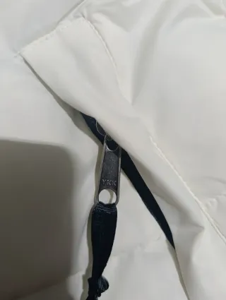 Chaqueta The North Face Nuptse Blanca y Negra L