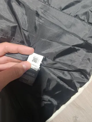 Chaqueta The North Face Nuptse Blanca y Negra L