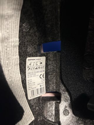 Casco rosa bici/patinete niña