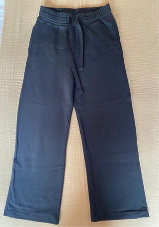 Pantalón de felpa Bimba y Lola negro