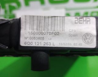 6q121253 radiador skoda fabia (6y2/6y3) 1.2 114246