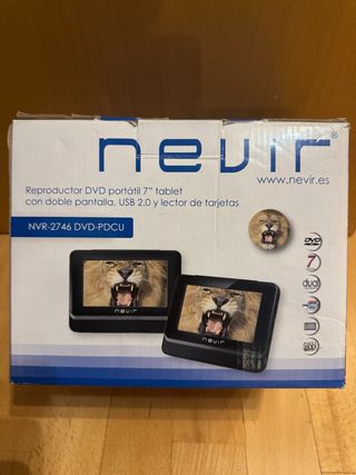 Reproductor DVD Portátil Nevir 7 Doble Pantalla