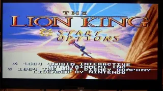 The Lion King SNES (Super Nintendo)