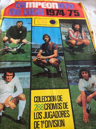 Album Campeonato Liga 1974/75