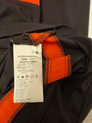 Abito I'm Isola Marras Nero Rosso Taglia S italian