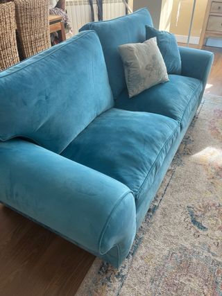 2 Sofás de tela (3 y 2 plazas)