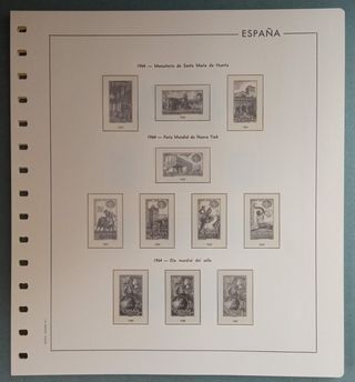 Hojas Edifil 1964 Completo Sin Sellos