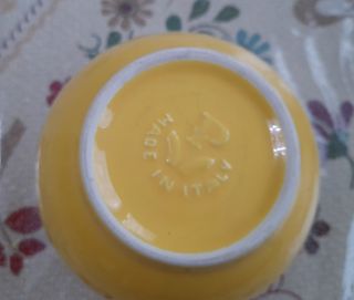 2 Tazze colazione Jumbo gialla e blu in ceramica