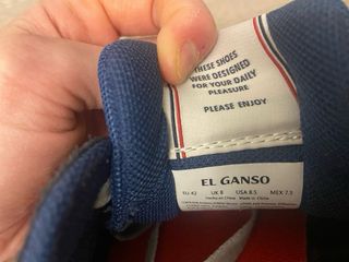El Ganso Zapatillas Azul/Rojo Casi Nuevas