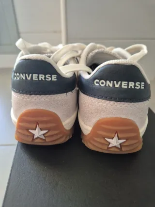 Converse Run Star Beige/Blanco Talla 35