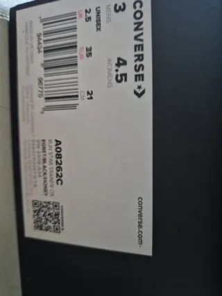 Converse Run Star Beige/Blanco Talla 35