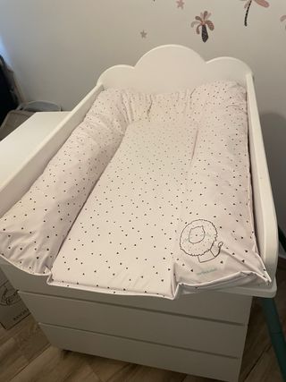 Colchón y cambiador bebé