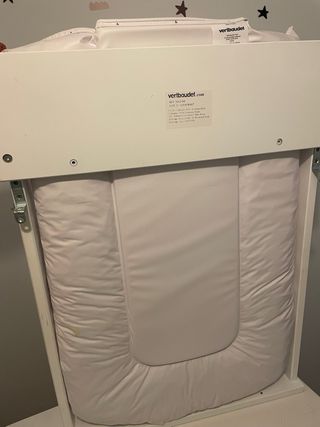 Colchón y cambiador bebé