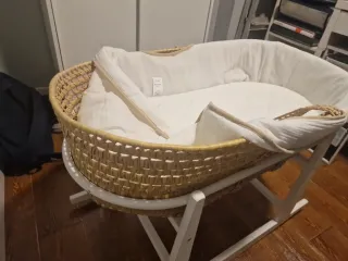 Moisés Cuna Mimbre Blanco