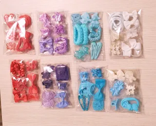 Set Accessori Capelli Vari Colori