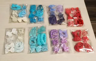 Set Accessori Capelli Vari Colori