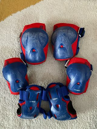 Patines niño talla 30-32 + protecciones