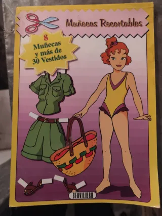 Libro muñecas recortables