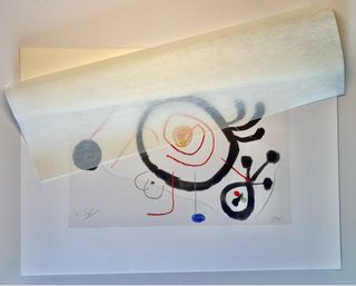 Litografía Joan Miró 1987