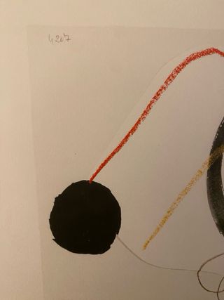 Litografía Joan Miró 1987