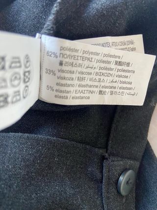 Pantalón Pull&Bear Gris Talla XXS