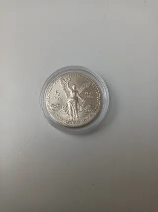 9 Monedas Libertad 1/2 Onza Plata