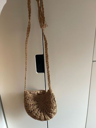 Bolso de poliéster tejido sin usar