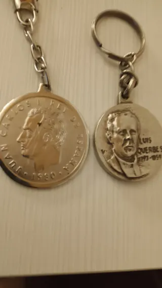 Llavero Rey Juan Carlos I y Luis Querbes