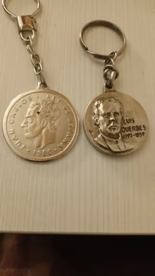Llavero Rey Juan Carlos I y Luis Querbes