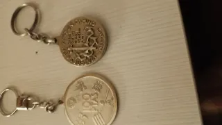 Llavero Rey Juan Carlos I y Luis Querbes