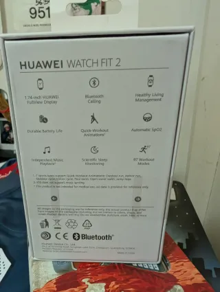 Huawei Watch Fit 2 Negro Nuevo