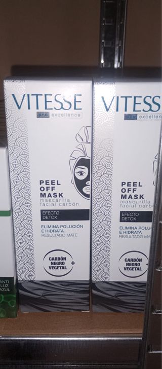 Vitesse Peel Off Mask Carbón Vegetal